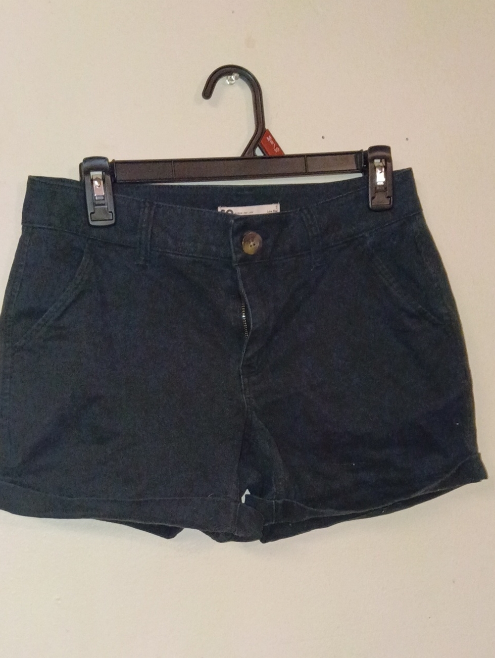 So Women’s Black Casual Cotton Blend Shorts Size 7